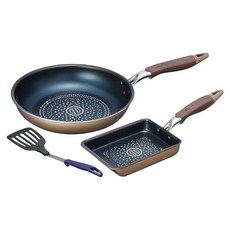 FREIZ 和平 branano 2 ih-compatible egg omelet 13 x 18cm & frying pan 帶工具 mb-2395, 1入, 26cm