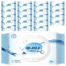 The First Touch Anybidet 浴室用濕紙巾 蓋型, 80張, 20個