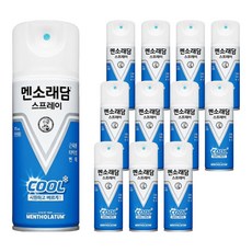 멘소래담 쿨 스프레이 175ml, 1개입, 12개