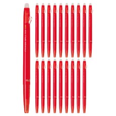 百樂 Frixion Ball Slim 魔擦筆 0.38mm LFBS-18UF, 紅色, 20個