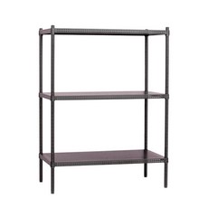 dayneeds 日需百備 極致工藝 烤漆架, 黑色, 3層