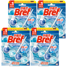 Bref 妙力 Power Active懸掛式馬桶清潔球 海洋香, 50g, 4盒