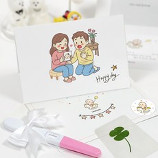 Lead home 馬年寶寶懷孕揭曉活動 超音波照片留言卡信件組, 1套, 老公版