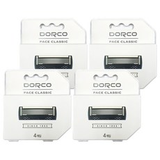 DORCO 多可樂客 經典刮鬍刀片, 4入, 4套