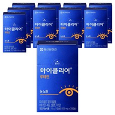 종근당건강 아이클리어 루테인 15g, 30정, 10개