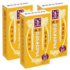 MORINAGA 森永 大粒焦糖味牛奶糖 經典的童年美味 日本原裝進口, 141.1g, 3盒