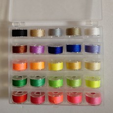 Coridri 家用縫紉線 25色 縫紉機底線 縫紉機線 縫紉機線組, 混合顏色, 1套