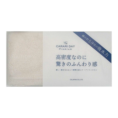CB JAPAN carari premium系列超細纖維擦頭巾, 淺米色, 1條