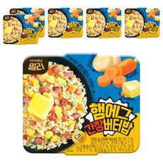 밀리 아이배냇 햄에그 간장버터밥, 150g, 6개