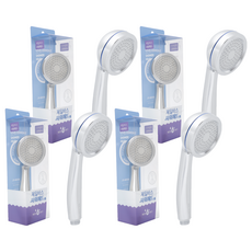 Jb JEIL BATH 防滴水節水蓮蓬頭, 鉻色, 4個