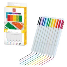 LEGO 樂高 文具 積木彩色筆組 10色, 1組