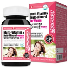 Naturalize 女性多重礦物維生素保健錠, 90顆, 1罐