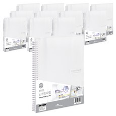 ECO Chungwoon 彩色片A4彈簧文件夾 40頁, 透明, 12入