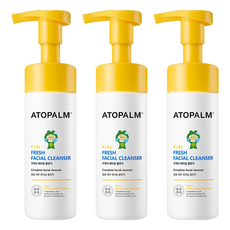 ATOPALM 愛多康 兒童清爽洗顏慕斯, 強化肌膚防護 弱酸性, 150ml, 3瓶