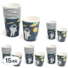 파티해 생일 파티컵 우주여행, 10개입, 15세트