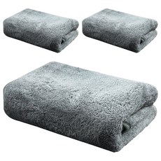 World Clean Greslin 超細纖維毛巾 珊瑚色, 灰色, 1入, 3個