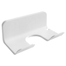 Pickypicks 免打孔黏貼式吹風機掛架, 1個, 白色