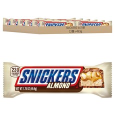 SNICKERS 士力架 杏仁巧克力, 49.9g, 12個