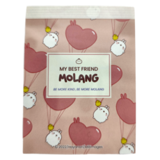MOLANG 萌浪兔 便條紙, 氣球繪 粉色, 1個, 100個