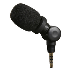 Saramonic 楓笛 智慧型手機麥克風 2.8 x 0.6 x 0.5英吋 21g, SmartMic, 黑色
