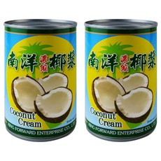 南洋 濃縮椰漿 原汁原味 口感濃郁 原產地泰國, 400ml, 2罐