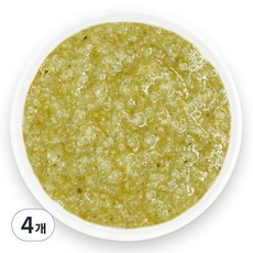 짱죽 실온이유식 8개월부터 중기 죽1, 시금치버섯죽, 160g, 4개