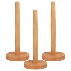 日式櫸木 方底紙巾架/捲紙架, 3個
