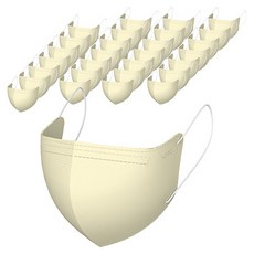 가드데이 KF94 새부리형 황사방역 컬러 마스크 대형, 베이지, 1개, 100매입