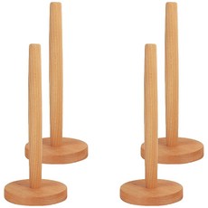 日式櫸木 方底紙巾架/捲紙架, 4個