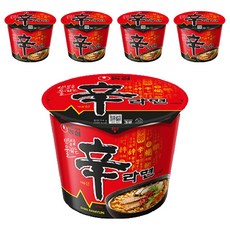 신라면 큰사발면 114g, 5개