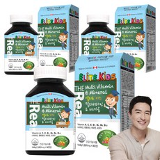 孩童維他命礦物質錠片, 90顆, 3個