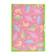 yaxel 兒童抗菌迷你雙面砧板 日本製 40296 適合男孩, 1入, 恐龍 多色