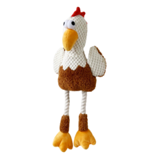 godog 高質感毛絨玩偶-呆萌長腿雞, 玉米絨布, 40 x 20 x 9cm, 1個