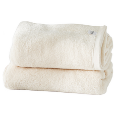 PERVADO 孩童浴巾 120*110cm, 1個, 象牙白