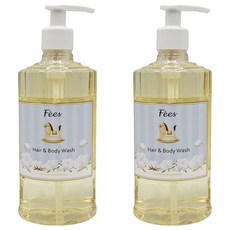 Fees BEBE 嬰兒柔護洗髮沐浴精 棉花香, 300ml, 2瓶