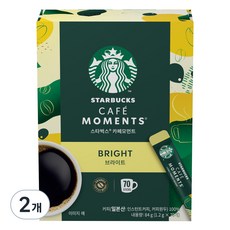 STARBUCKS 星巴克 Cafe Moments即溶淺焙咖啡粉隨手包, 1.2g, 70條, 2盒