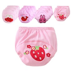 엠케이 여아용 앙증 조이멀티 순면 배변훈련팬티 4종세트, 랜덤 발송, 3세트