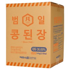 범일 콩된장 중입자, 14kg, 1개