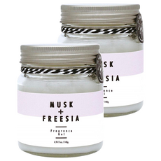 more room 香氛膏 140g - 居家/辦公室/車內適用, 2罐, 白麝香 + 小蒼蘭