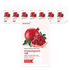 eunyul Natural系列石榴面膜, 1片, 50片