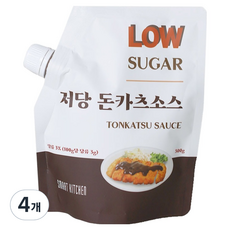 Smart Kitchen 低糖豬排醬, 4個, 300g