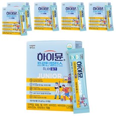 일동후디스 하이뮨 프로틴밸런스 주니어 스틱 밀크 오리지널 15p, 315g, 6개