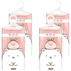 AKIRA 御衣坊 角落生物 懸掛式除濕袋 4個, 120g, 1組