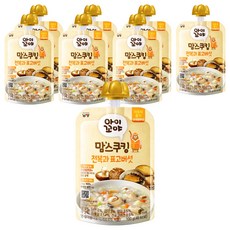 아이꼬야 맘스쿠킹 이유식 9개월부터, 100g, 8개, 전복과표고버섯