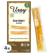 우라이 허니 에이플러스 스틱 5p, 4개, 60ml
