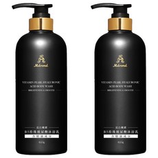 Mdmmd 明洞國際 B5珍珠玻尿酸沐浴乳, 亮白嫩膚, 含精油成分, 655g, 2件