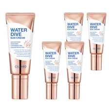 셀라보 워터 다이브 선크림 SPF50+ PA++++, 60g, 5개