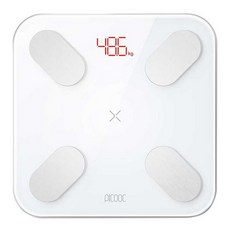 피쿡 스마트 체중계, MINI-2 V5.0, 화이트, 1개