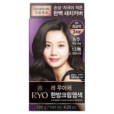 려 우아채 멋내기 새치크림, 3N흑갈색, 1개