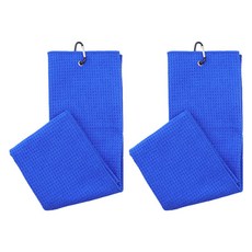 Robroco 超細纖維高爾夫球清潔毛巾, 冰藍色, 2個